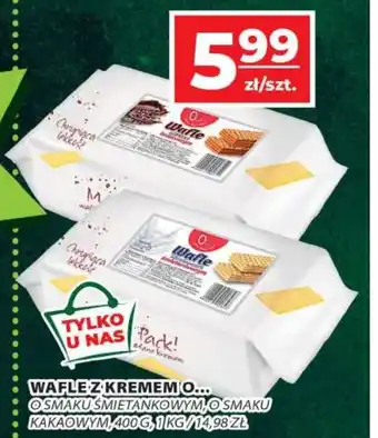 Top Market WAFLE Z KREMEM O... 400g oferta