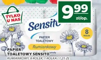 Top Market PAPIER TOALETOWY SENSITO 8 rolek oferta