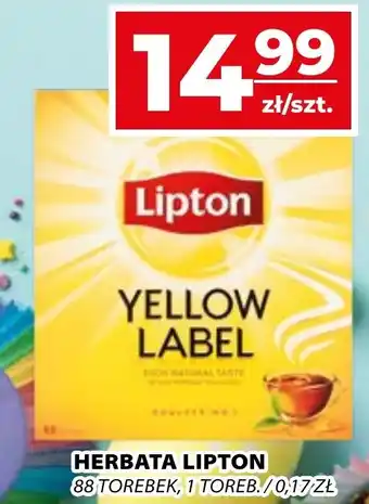 Top Market HERBATA LIPTON 88 torebek oferta