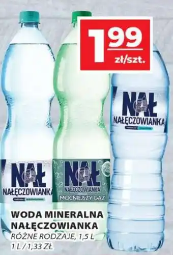 Top Market WODA MINERALNA NAŁĘCZOWIANKA 1,5l oferta