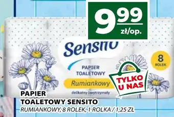 Top Market PAPIER TOALETOWY SENSITO 8 rolek oferta