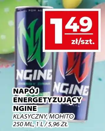 Top Market NAPÓJ ENERGETYZUJĄCY NGINE 250 ml oferta