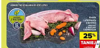 Królik i elementy z królika