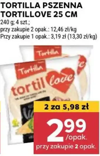 Stokrotka TORTILLA PSZENNA TORTILLOVE 25 CM 240g oferta