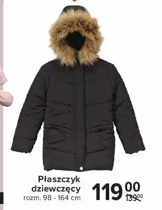 Carrefour Płaszczyk dziewczęcy rozm. 98-164 1 SZT oferta