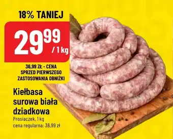 Polomarket Kiełbasa surowa biała dziadkowa Prosiaczek 1kg oferta