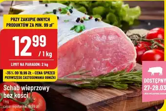 Polomarket Schab wieprzowy bez kości 1kg oferta