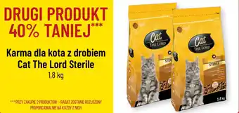 Polomarket Karma dla kota z drobiem Cat The Lord Sterile 1,8 kg oferta