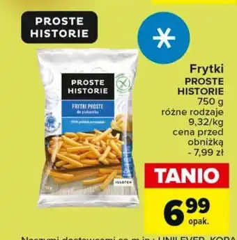 Carrefour Market Frytki PROSTE HISTORIE 750 g oferta