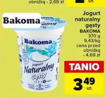 Carrefour Market Jogurt naturalny gęsty BAKOMA 370 g oferta