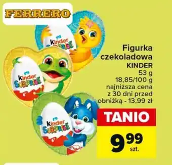 Carrefour Market Figurka czekoladowa KINDER 53 g oferta