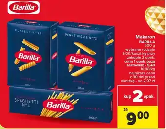 Carrefour Market Makaron BARILLA 500 g oferta