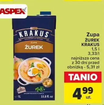 Carrefour Market Zupa ZUREK KRAKUS 1,5 l oferta