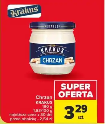 Carrefour Market Chrzan KRAKUS 180 g oferta