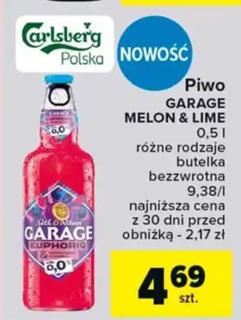 Carrefour Market Piwo GARAGE MELON & LIME 0,5 l oferta