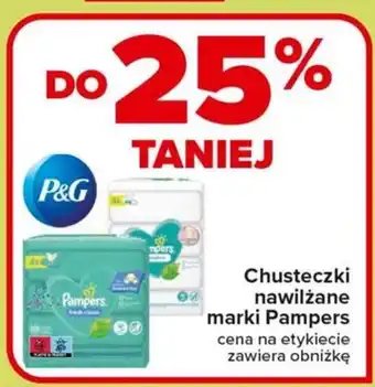 Carrefour Market Chusteczki nawilżane marki Pampers oferta