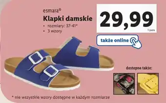 Lidl Klapki damskie Esmara oferta