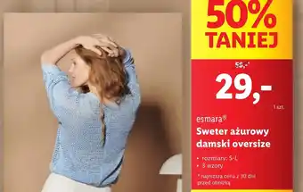 Lidl Sweter damski Esmara oferta