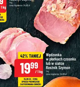 Polomarket Wędzonka w płatkach czosnku lub w siatce Rzeźnik Szymon 1 kg oferta