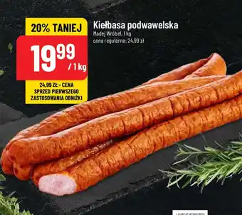 Polomarket Kiełbasa podwawelska Madej Wróbel, 1 kg oferta