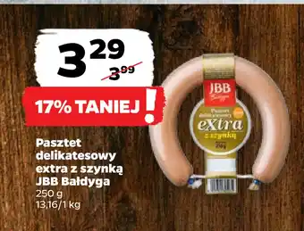 Netto Pasztet delikatesowy extra z szynką JBB Bałdyga oferta