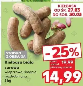 Kaufland Kiełbasa biała oferta