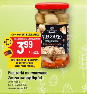 Polomarket Pieczarki marynowane Zaczarowany Ogród 280 g / 165 g oferta