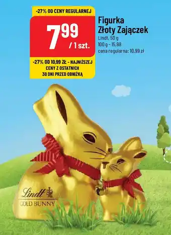 Polomarket Figurka Złoty Zajączek Lindt, 50 g oferta