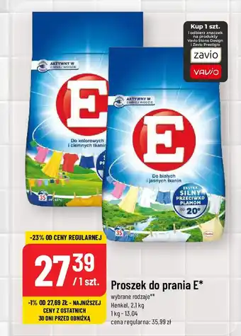 Proszek do prania E, 2,1 kg