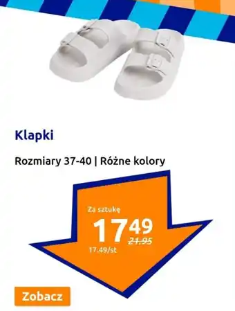 Action Klapki oferta