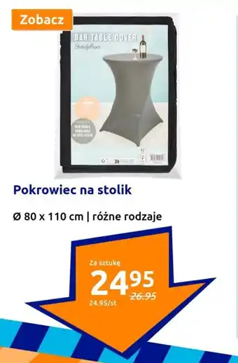 Action Pokrowiec na stolik oferta