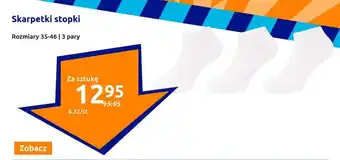 Action Skarpetki stopki 3 pary oferta