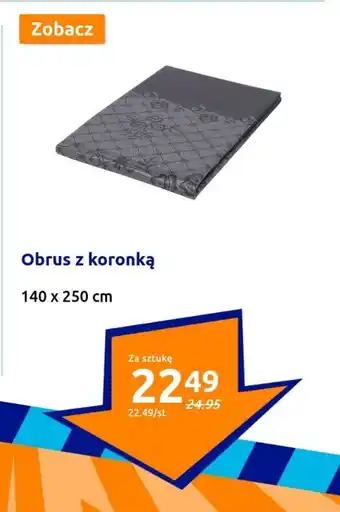 Action Obrus z koronką oferta