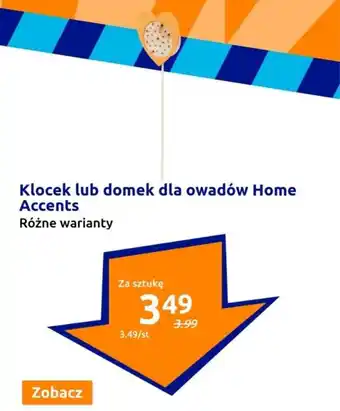 Action Klocek lub domek dla owadów Home Accents oferta