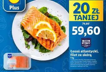 Lidl Łosoś atlantycki, filet ze skórą 1 kg oferta