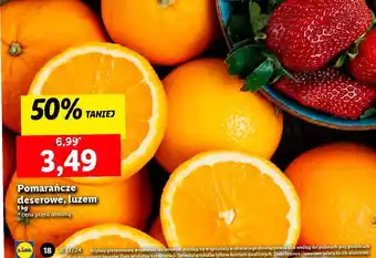 Lidl Pomarańcze deserowe, luzem 1 kg oferta