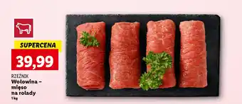 Lidl RZEŹNIK Wołowina - mięso na rolady 1 kg oferta