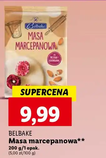 Lidl BELBAKE Masa marcepanowa 200 g oferta