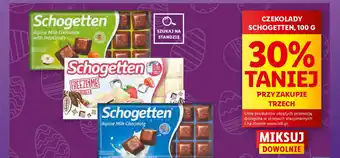 Lidl CZEKOLADY SCHOGETTEN, 100 g oferta