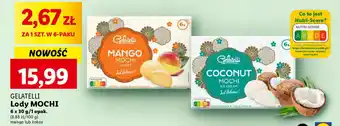 Lidl GELATELLI Lody MOCHI 6 x 30 g oferta