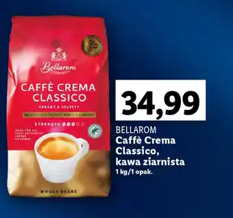 Lidl BELLAROM Caffè Crema Classico, kawa ziarnista 1 kg oferta