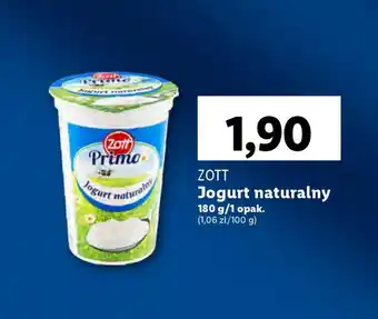 Lidl ZOTT Jogurt naturalny 180 g oferta