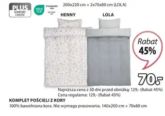 JYSK Komplet pościeli oferta