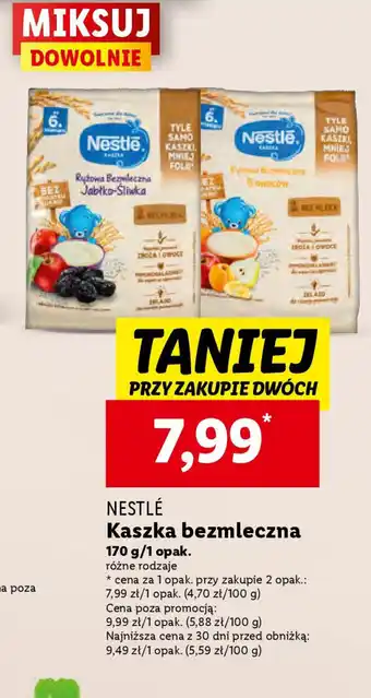 Lidl NESTLÉ Kaszka bezmleczna 170 g oferta