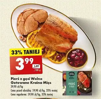 Biedronka Pierś z gęsi Wolno Gotowane Kraina Mięs 100g oferta