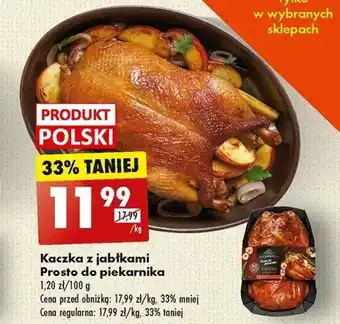 Biedronka Kaczka z jabłkami Prosto do piekarnika 1kg oferta