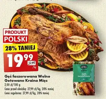 Biedronka Gęś faszerowana Wolno Gotowane Kraina Mięs 1kg oferta