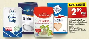 Biedronka Cukier biały 1 kg Polski Cukier Królewski Diamant oferta