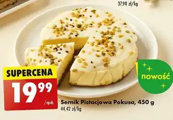 Biedronka Sernik Pistacjowa Pokusa 450 g oferta