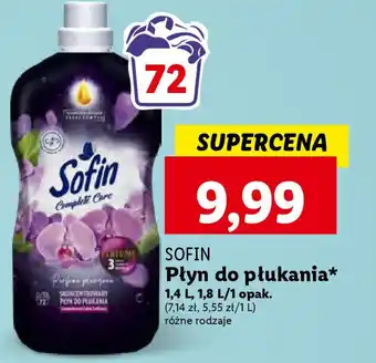 Lidl SOFIN Płyn do płukania 1,4 l, 1,8 l oferta